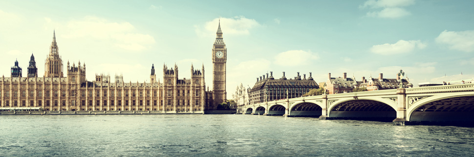 El río Támesis en Londres