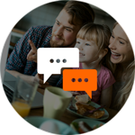 jobs abroad au pair Make contact Icon