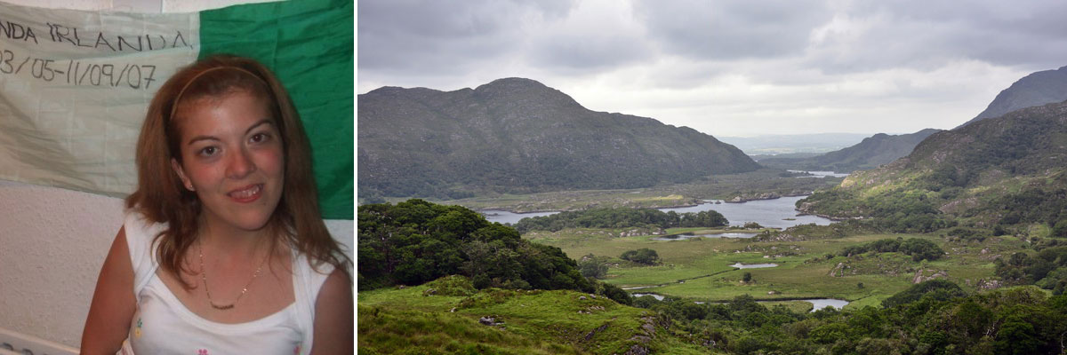 Alicia in beautiful Ireland