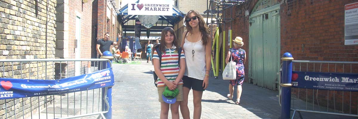 Ana at London's Greenwich Market