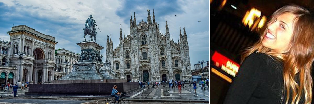 Melania e Cattedrale a Milano