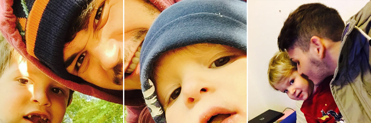 Emanuele with his kids