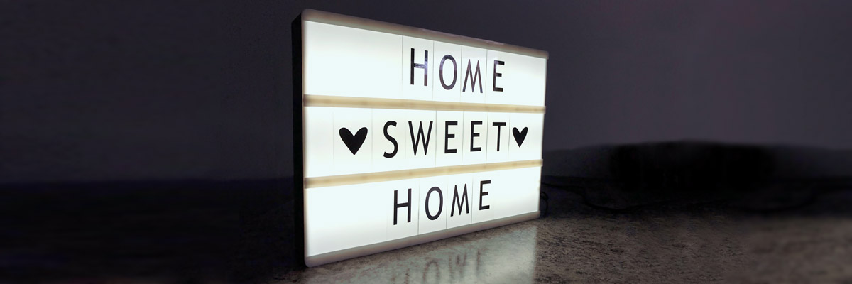Home sweet home Letters