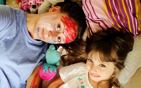 jobs abroad au pair Sarah with hostkid