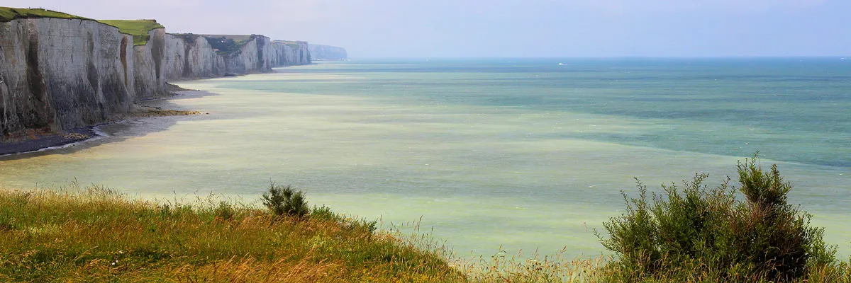 Cliffs of the Opal Coast in France