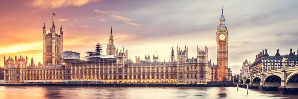 Big Ben and Houses of Parliament, Westminster Bridge, London
