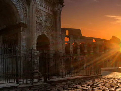 L'Arc de Constantin à Rome