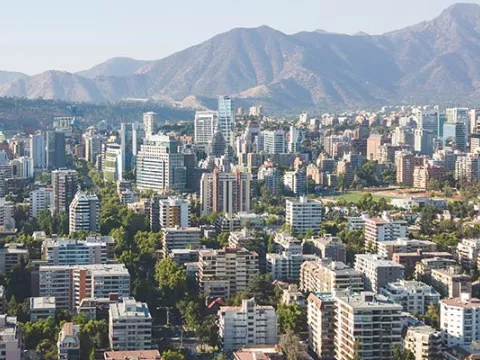 Green city of Santiago, Chile