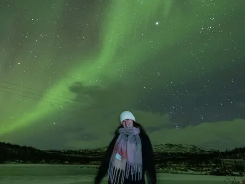 Lyndsey and the Northern Lights