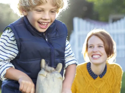 Au pair con dos niños