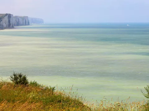 Cliffs of the Opal Coast in France