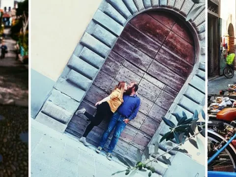 Au pair couple Jenni and Henry in Italy