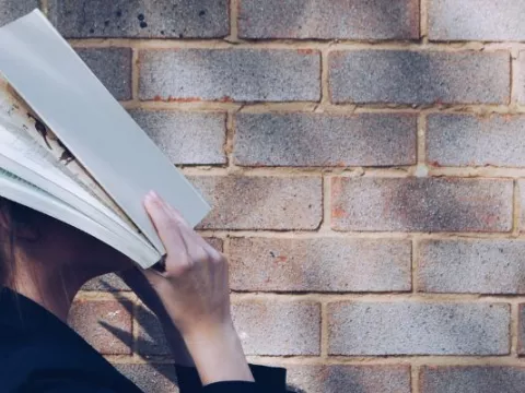 Girl with a book