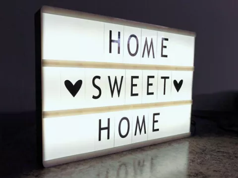 Home sweet home Letters