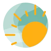 Graphic sun