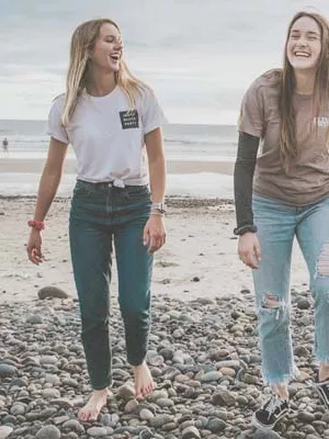 Friends at the beach
