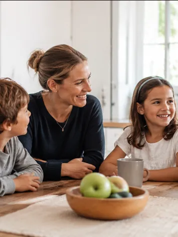 Aupair and host family